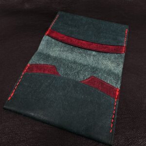 Etui na karty „Dual Tone” (zielono-czerwone)